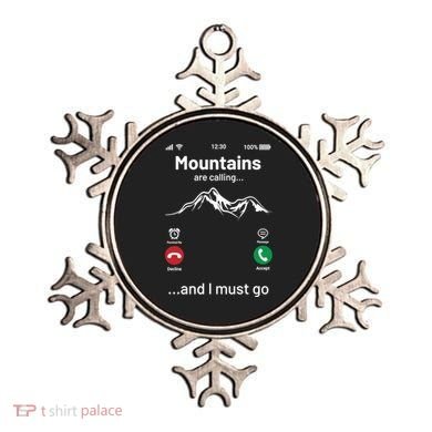 Mountains Are Calling Funny Nature Design Ornament