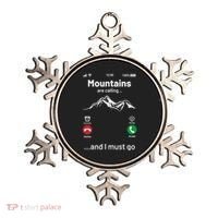 Mountains Are Calling Funny Nature Design Ornament thumb 0