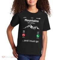 Mountains Are Calling Funny Nature Design Kids T-Shirt thumb 2