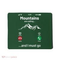 Mountains Are Calling Funny Nature Design Mousepad thumb 0