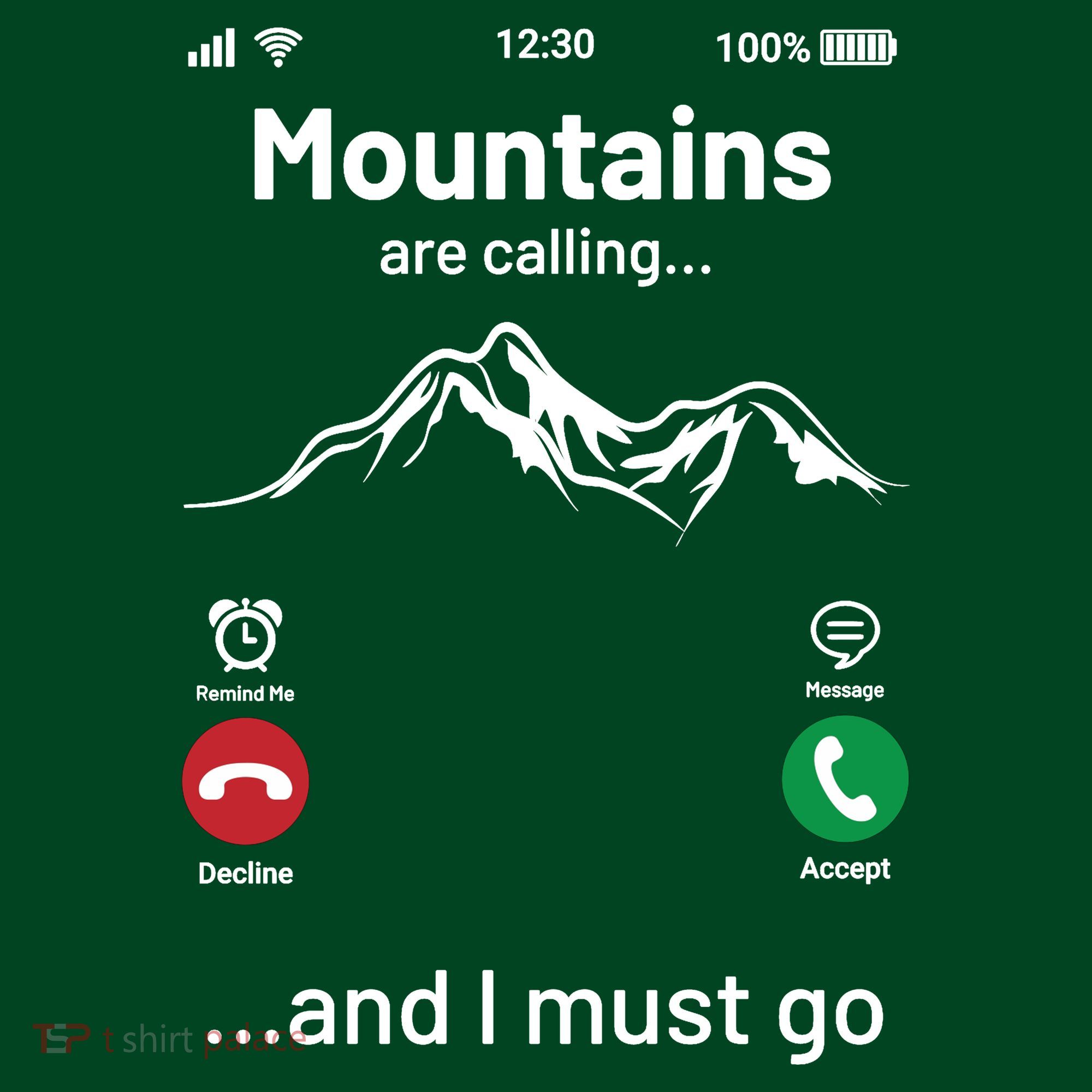 Mountains Are Calling Funny Nature Design Kids Sweatshirt