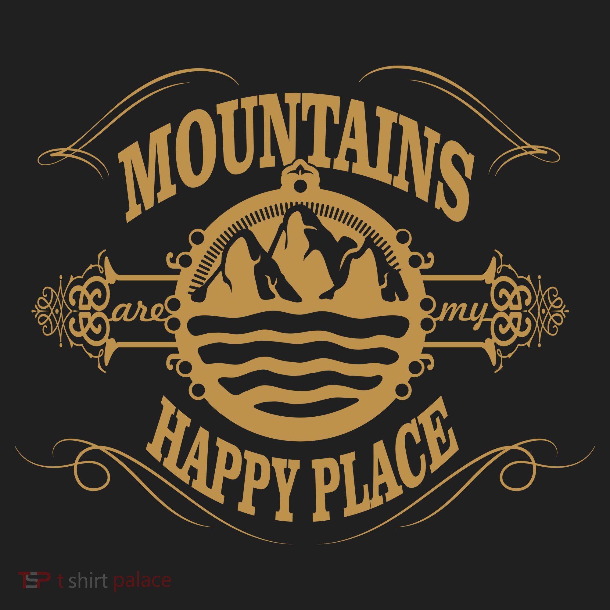 Mountains Are My Happy Place Women's Sweatshirt