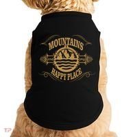 Mountains Are My Happy Place Doggie Tank thumb 0