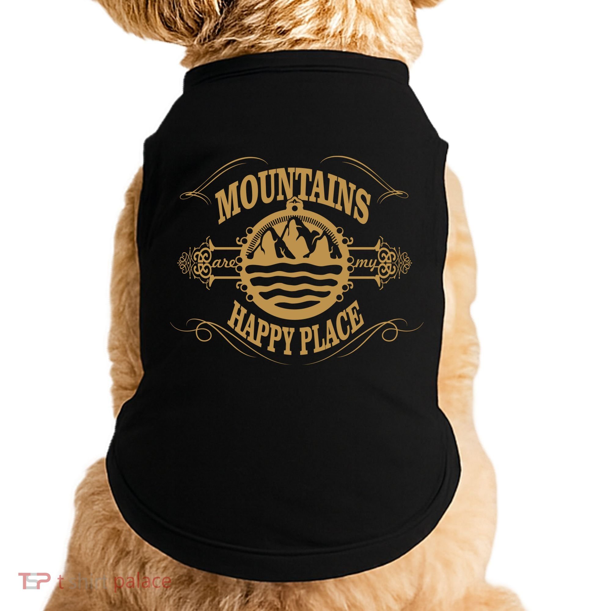Mountains Are My Happy Place Doggie Tank