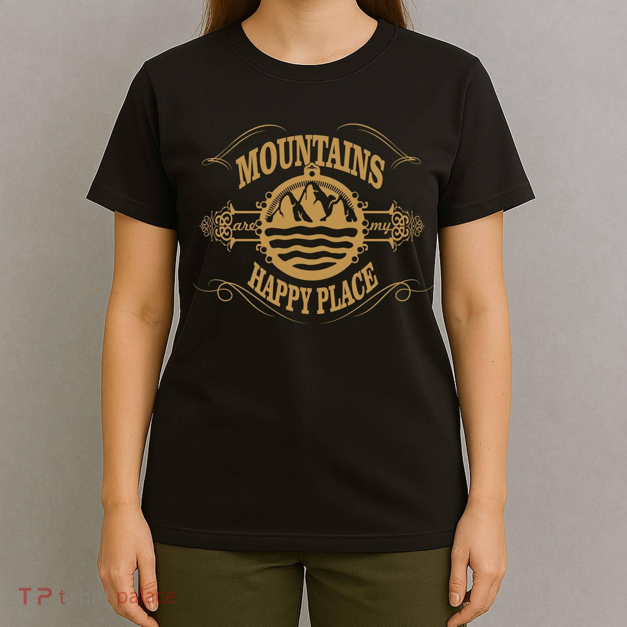 Mountains Are My Happy Place T-Shirt
