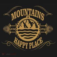 Mountains Are My Happy Place Backpack thumb 2