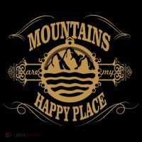 Mountains Are My Happy Place Women's Tank Top thumb 5