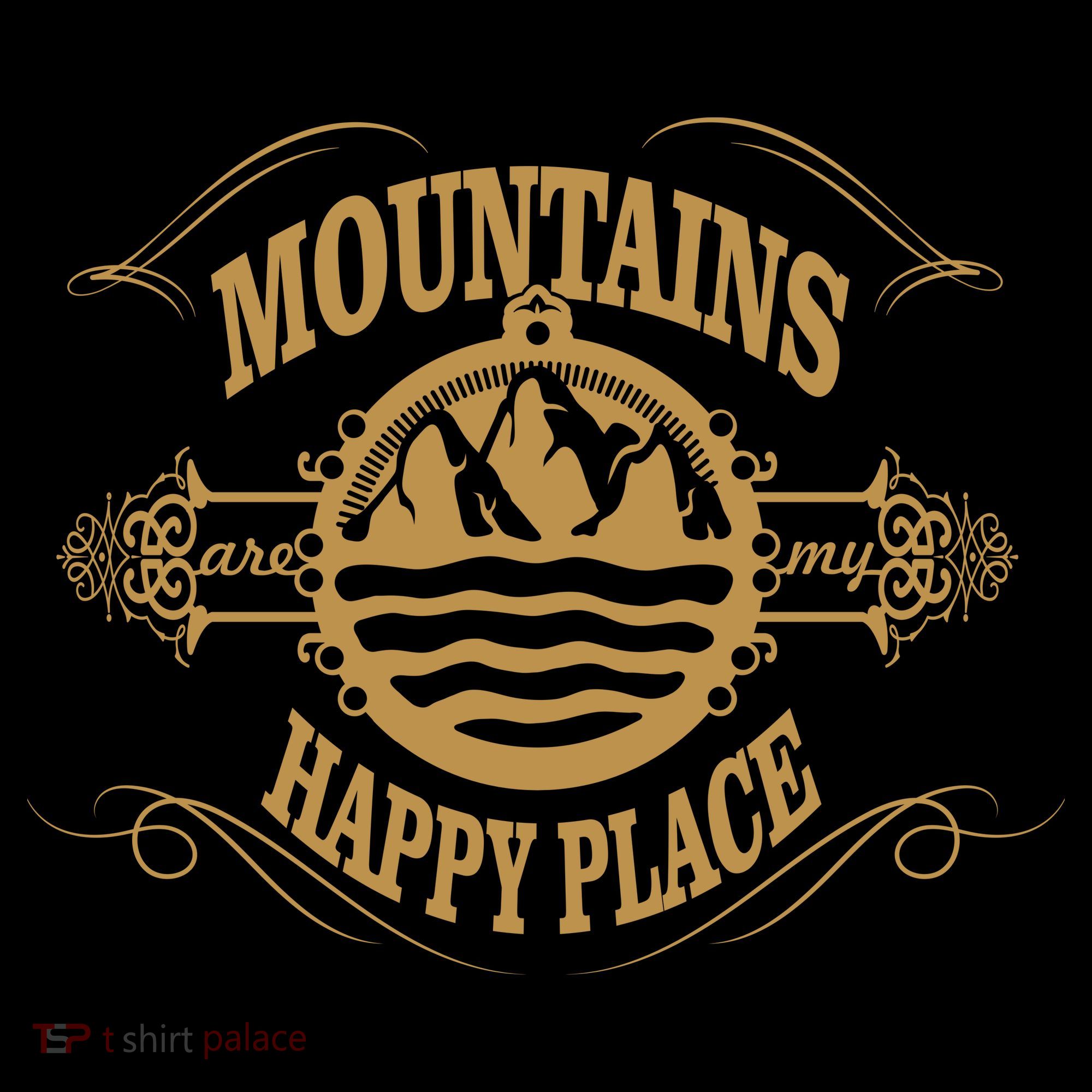 Mountains Are My Happy Place Women's Tank Top