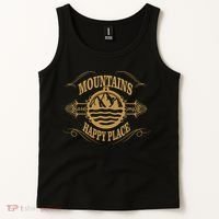 Mountains Are My Happy Place Tank Top thumb 2