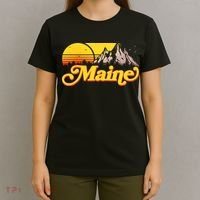 Mountains In Maine T-Shirt thumb 4