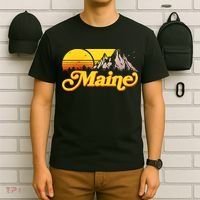 Mountains In Maine T-Shirt thumb 6