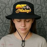 Mountains In Maine Bucket Hat thumb 3