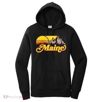 Mountains In Maine Women's Hoodie