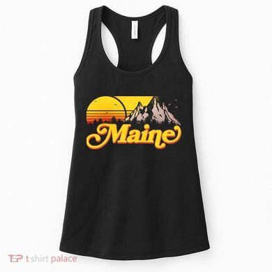Mountains In Maine Women's Tank Top