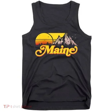 Mountains In Maine Tank Top