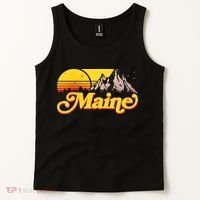 Mountains In Maine Tank Top thumb 2