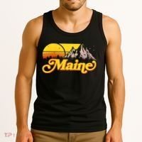 Mountains In Maine Tank Top thumb 3