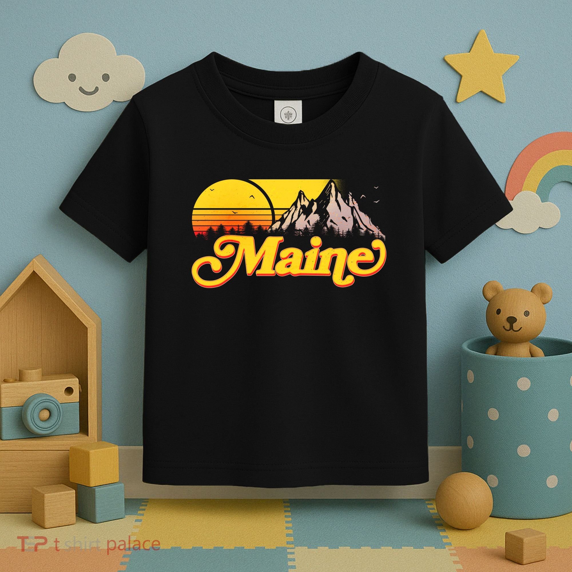 Mountains In Maine Toddler T-Shirt