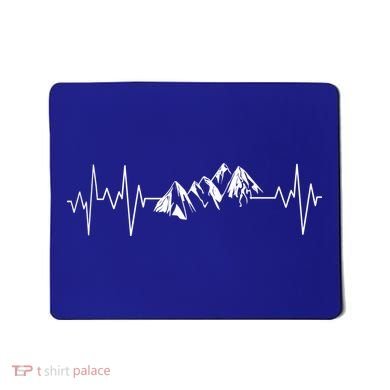 Mountains In My Heartbeat Pulse  Mousepad