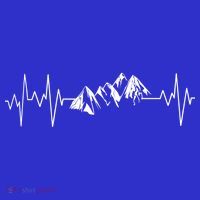 Mountains In My Heartbeat Pulse  Mousepad thumb 1