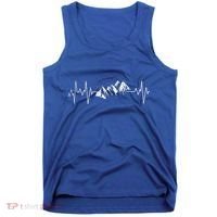 Mountains In My Heartbeat Pulse  Tank Top thumb 0