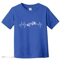 Mountains In My Heartbeat Pulse  Toddler T-Shirt thumb 0