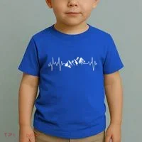 Mountains In My Heartbeat Pulse  Toddler T-Shirt thumb 2