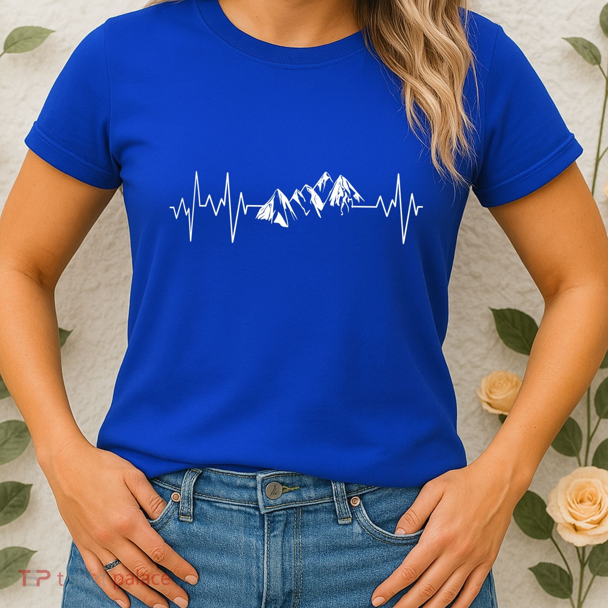 Mountains In My Heartbeat Pulse  Women's T-Shirt