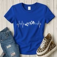 Mountains In My Heartbeat Pulse  Women's T-Shirt thumb 3