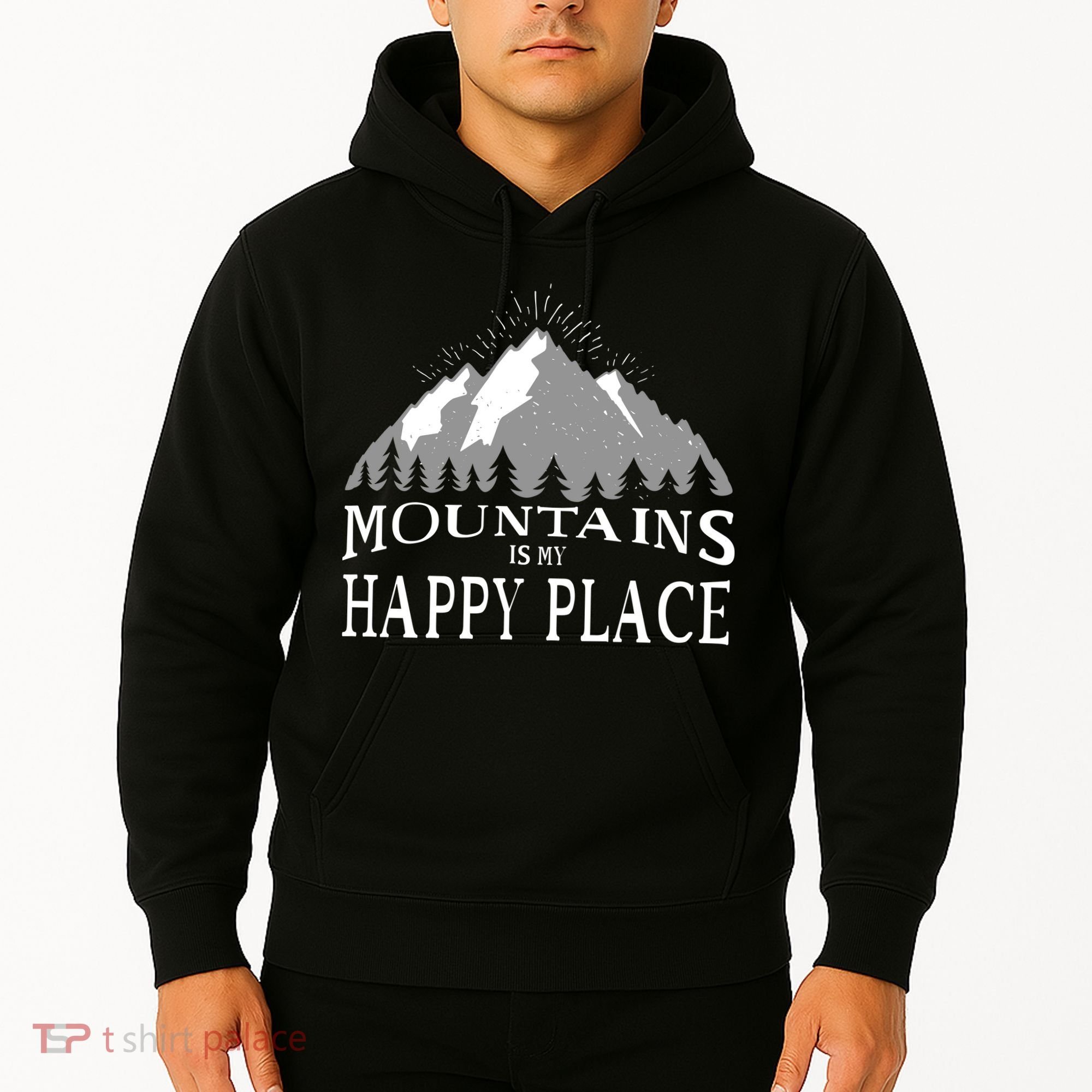 Mountains Is My Happy Place Hoodie