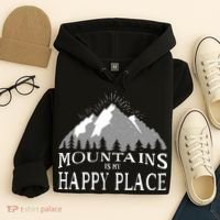 Mountains Is My Happy Place Hoodie thumb 4