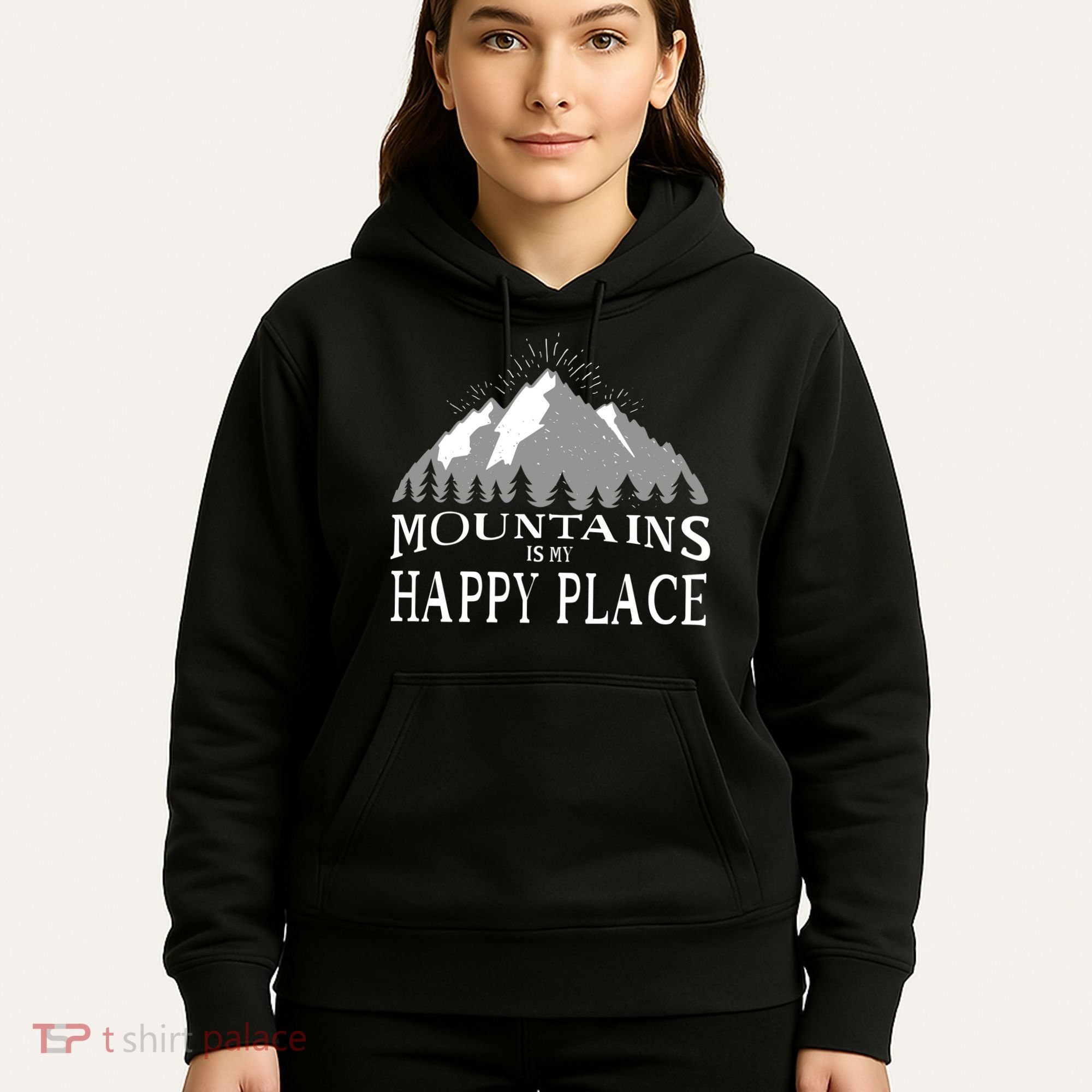 Mountains Is My Happy Place Hoodie