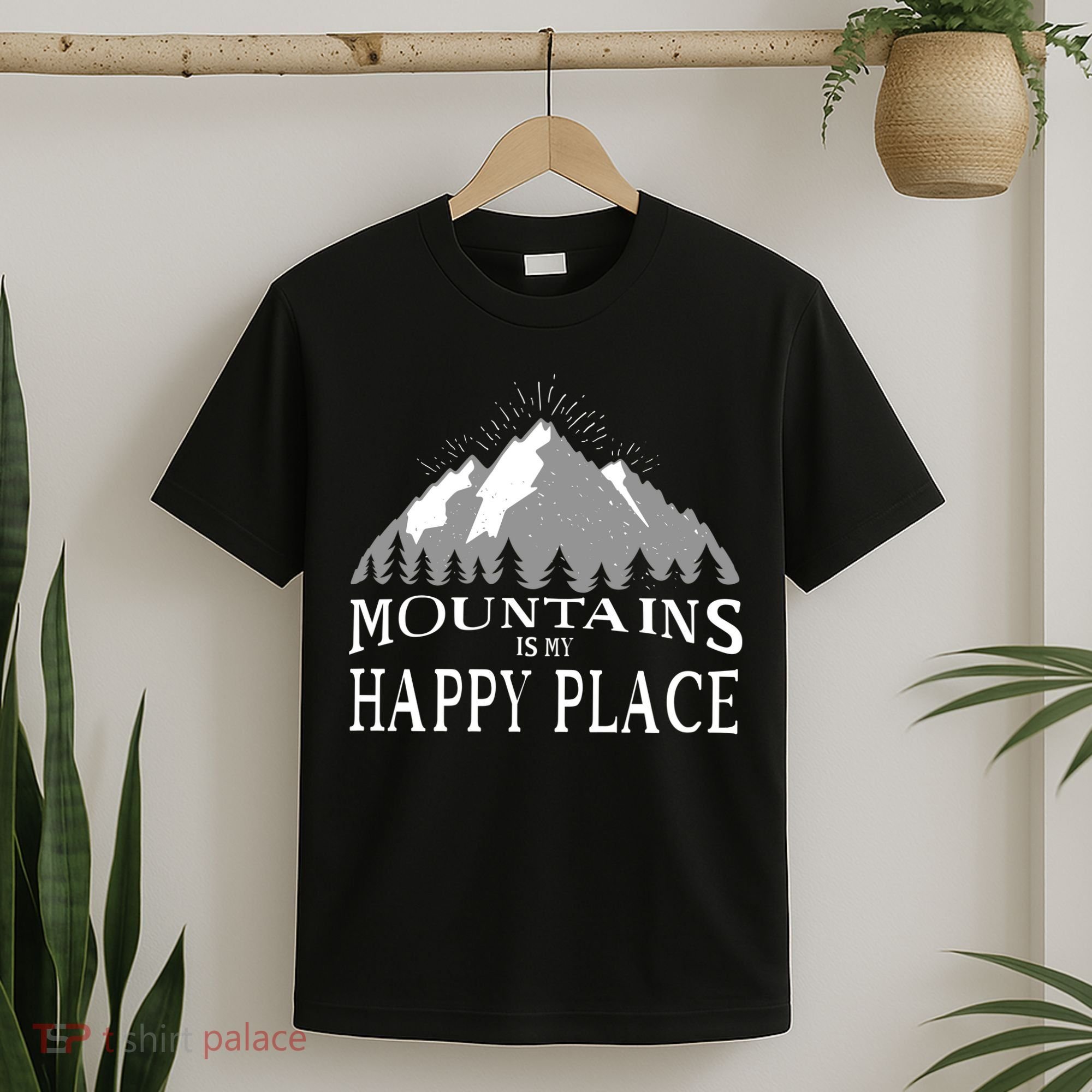Mountains Is My Happy Place T-Shirt