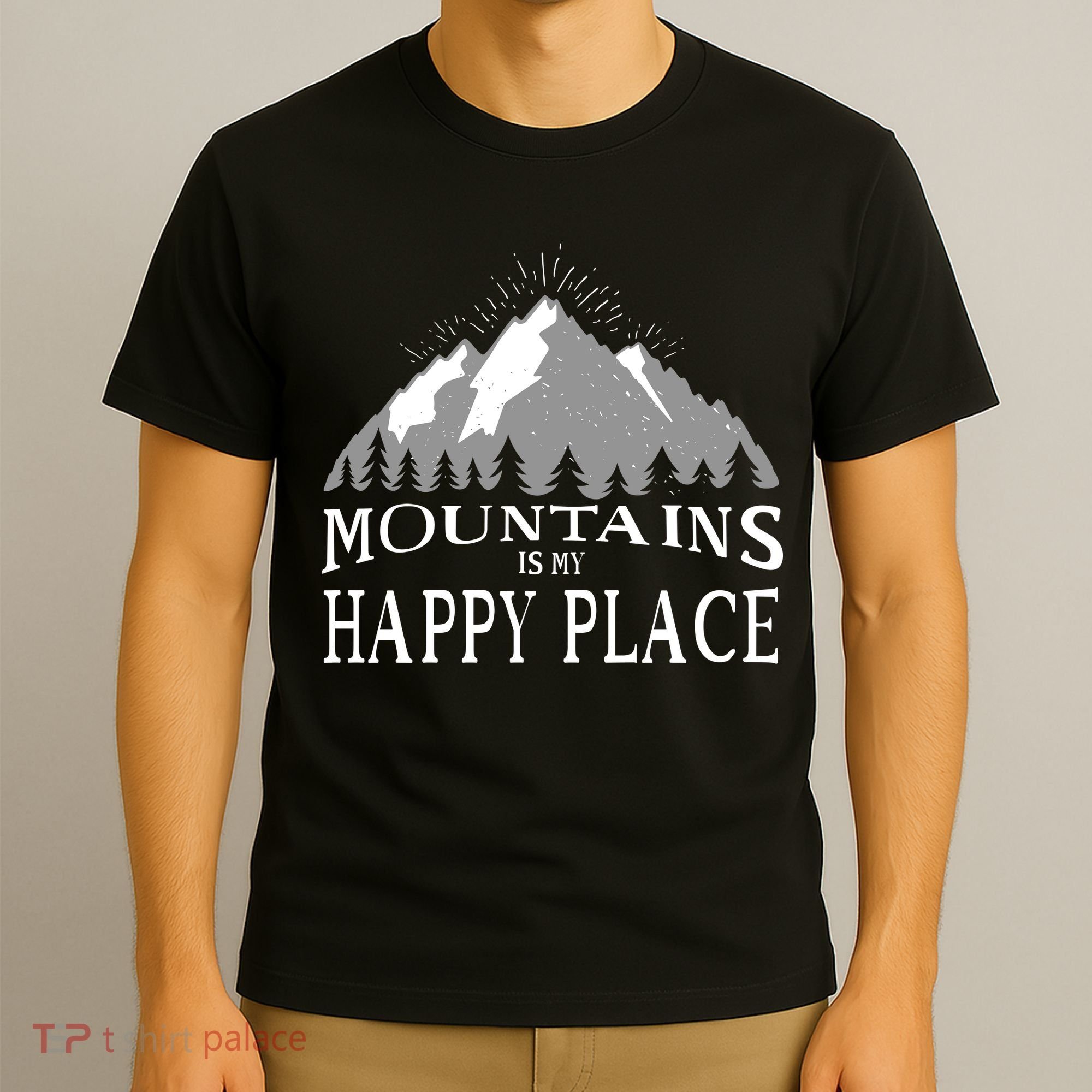 Mountains Is My Happy Place T-Shirt