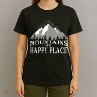 Mountains Is My Happy Place T-Shirt thumb 4