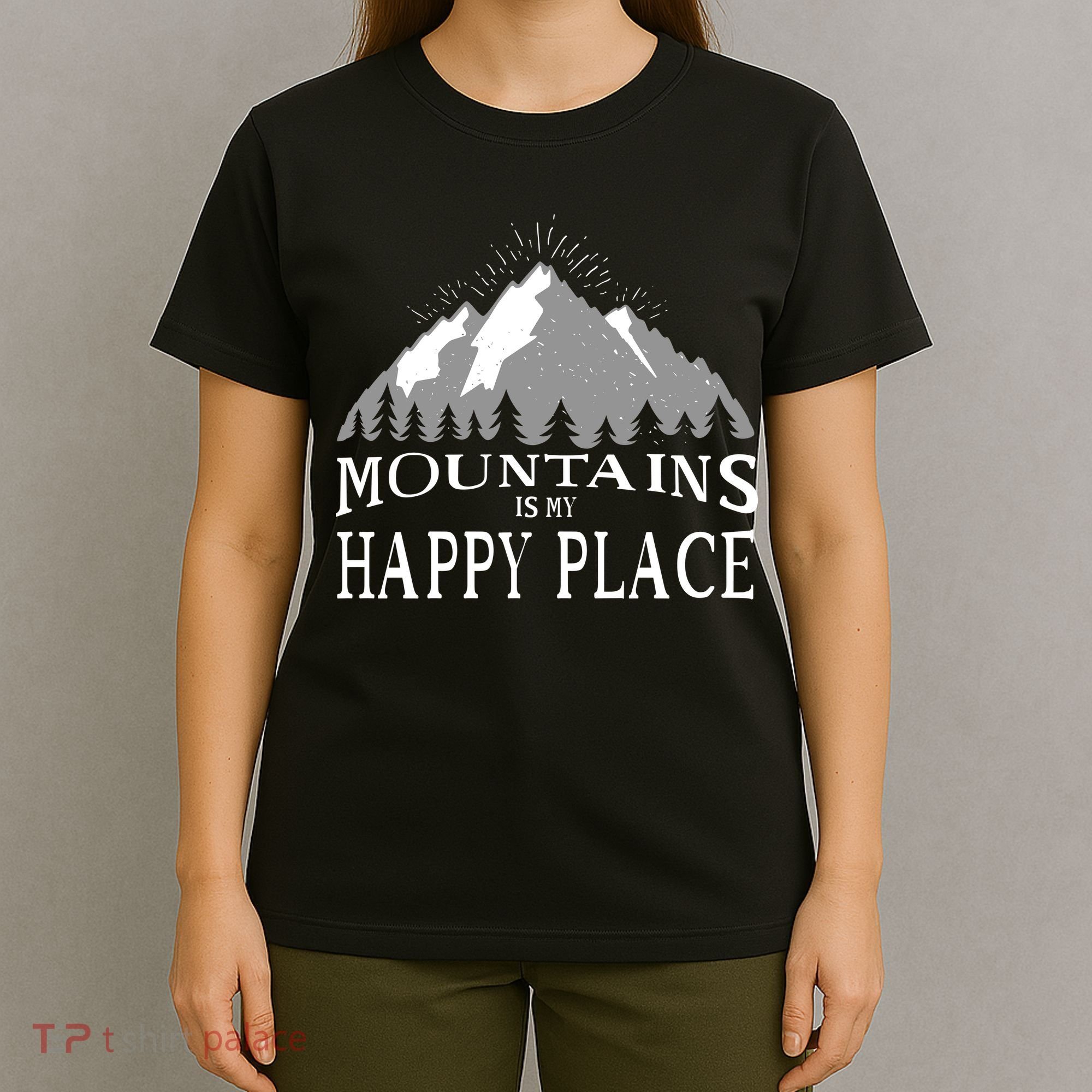 Mountains Is My Happy Place T-Shirt
