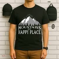 Mountains Is My Happy Place T-Shirt thumb 6