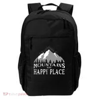 Mountains Is My Happy Place Backpack thumb 0