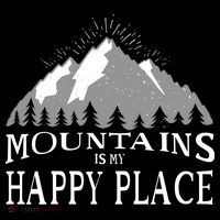 Mountains Is My Happy Place Button thumb 1