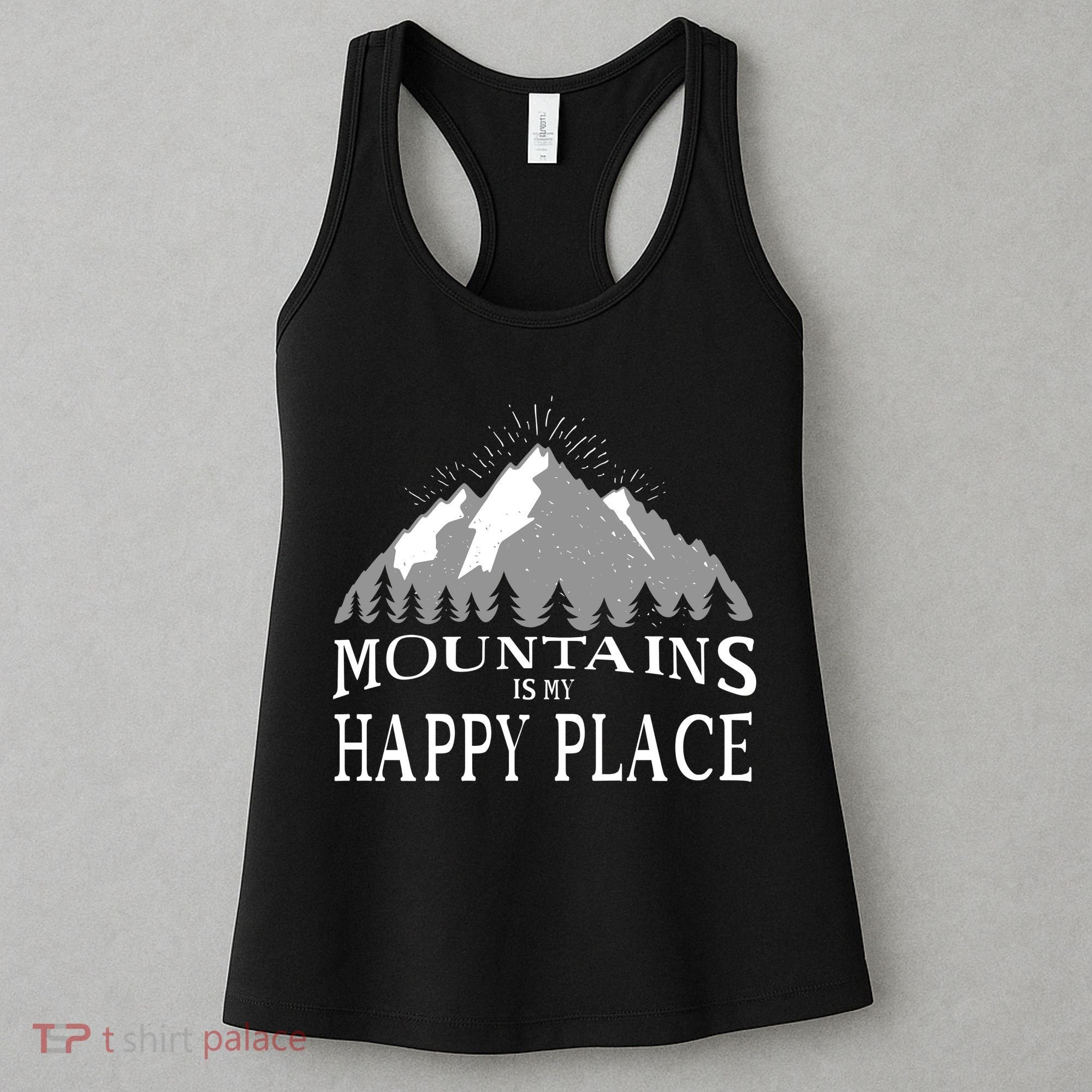 Mountains Is My Happy Place Women's Tank Top