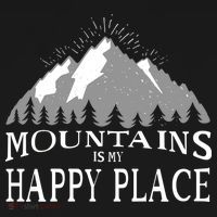 Mountains Is My Happy Place Baby Bodysuit thumb 2