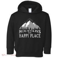 Mountains Is My Happy Place Toddler Hoodie thumb 0