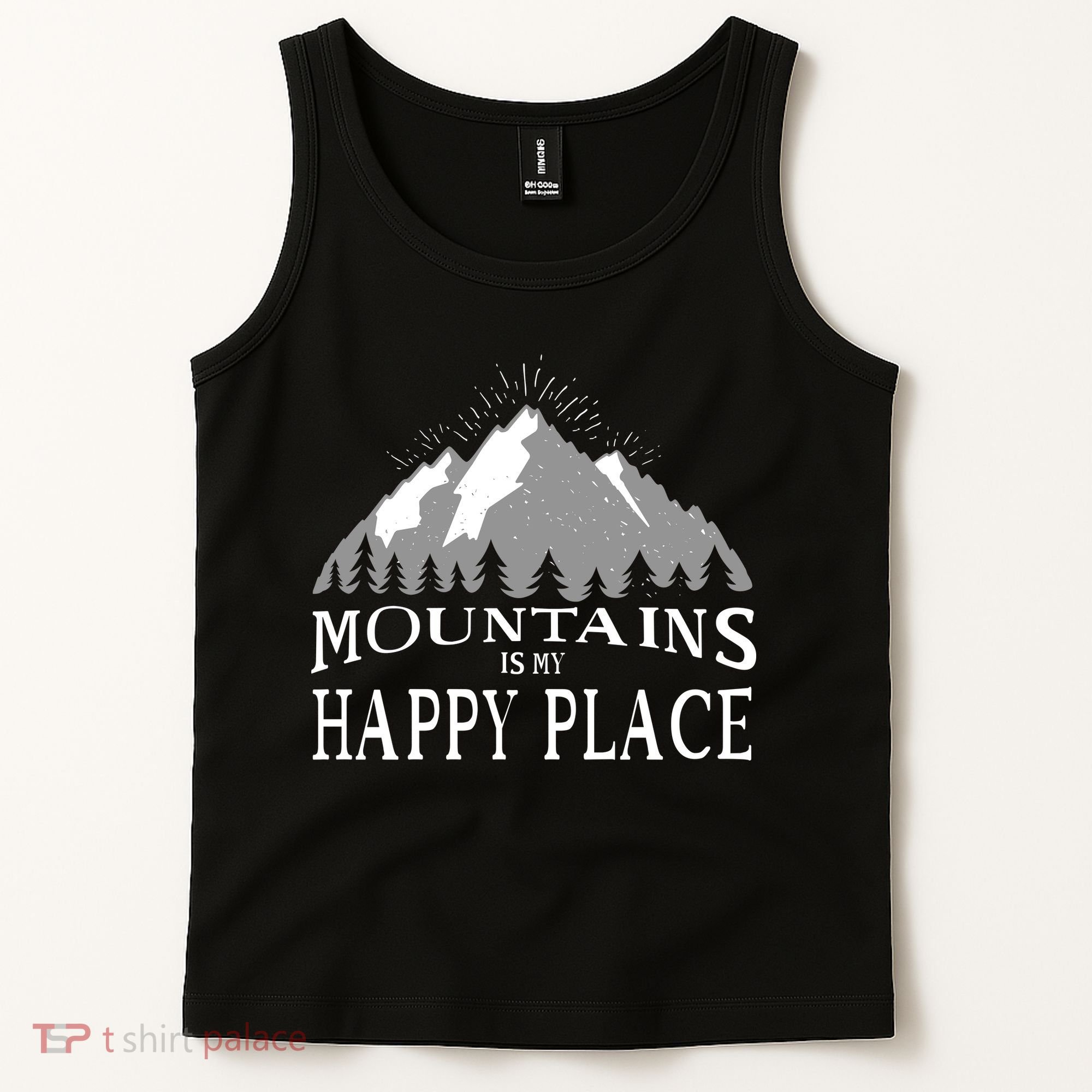Mountains Is My Happy Place Tank Top