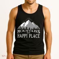 Mountains Is My Happy Place Tank Top thumb 3