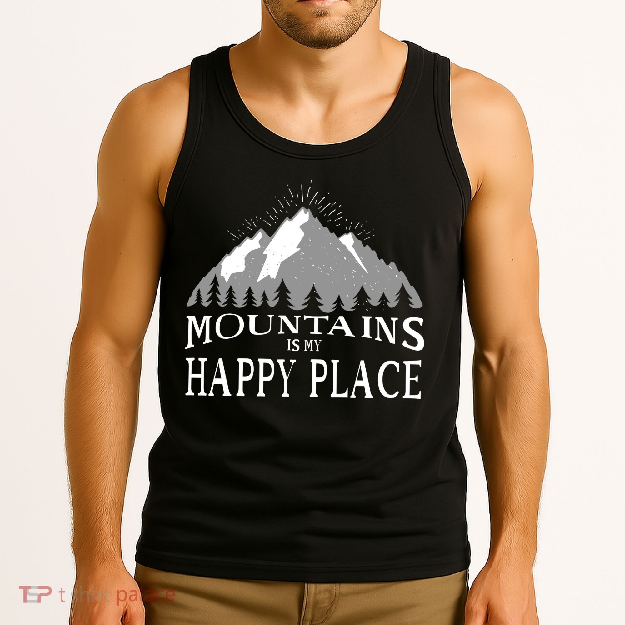 Mountains Is My Happy Place Tank Top