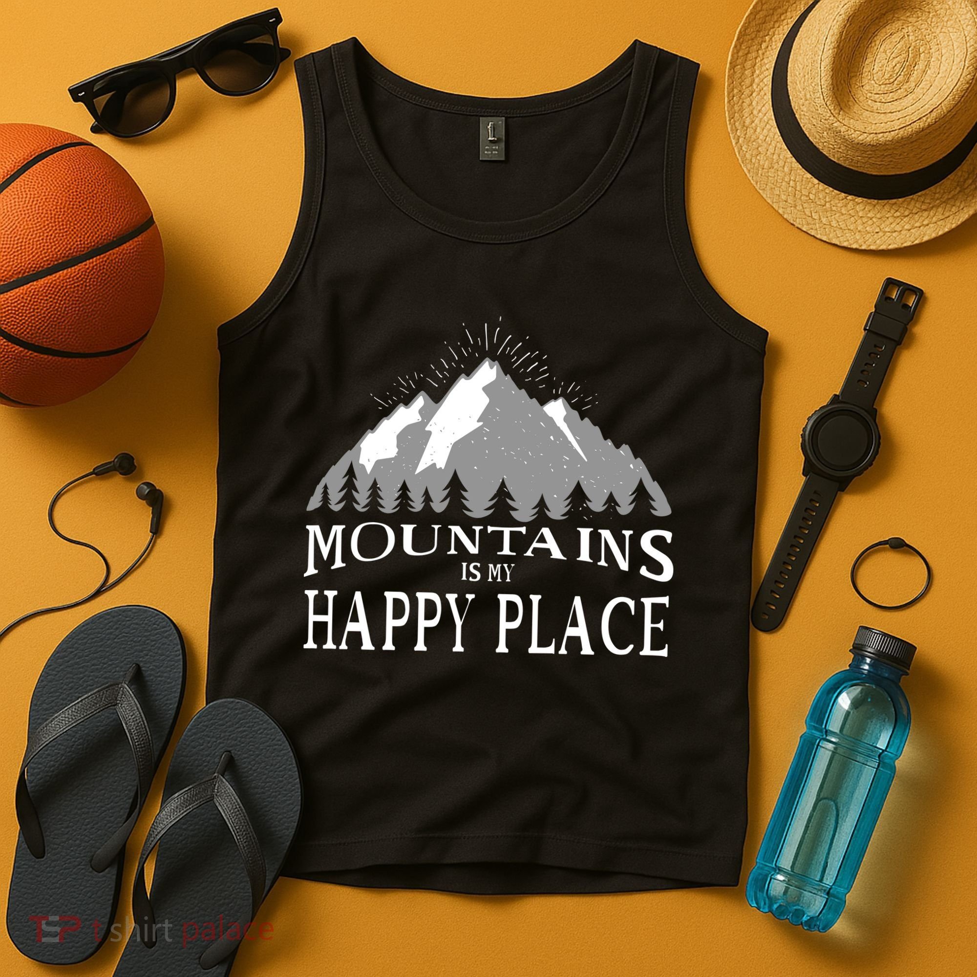 Mountains Is My Happy Place Tank Top