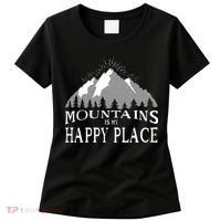 Mountains Is My Happy Place Women's T-Shirt thumb 0