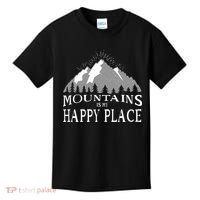 Mountains Is My Happy Place Kids T-Shirt thumb 0