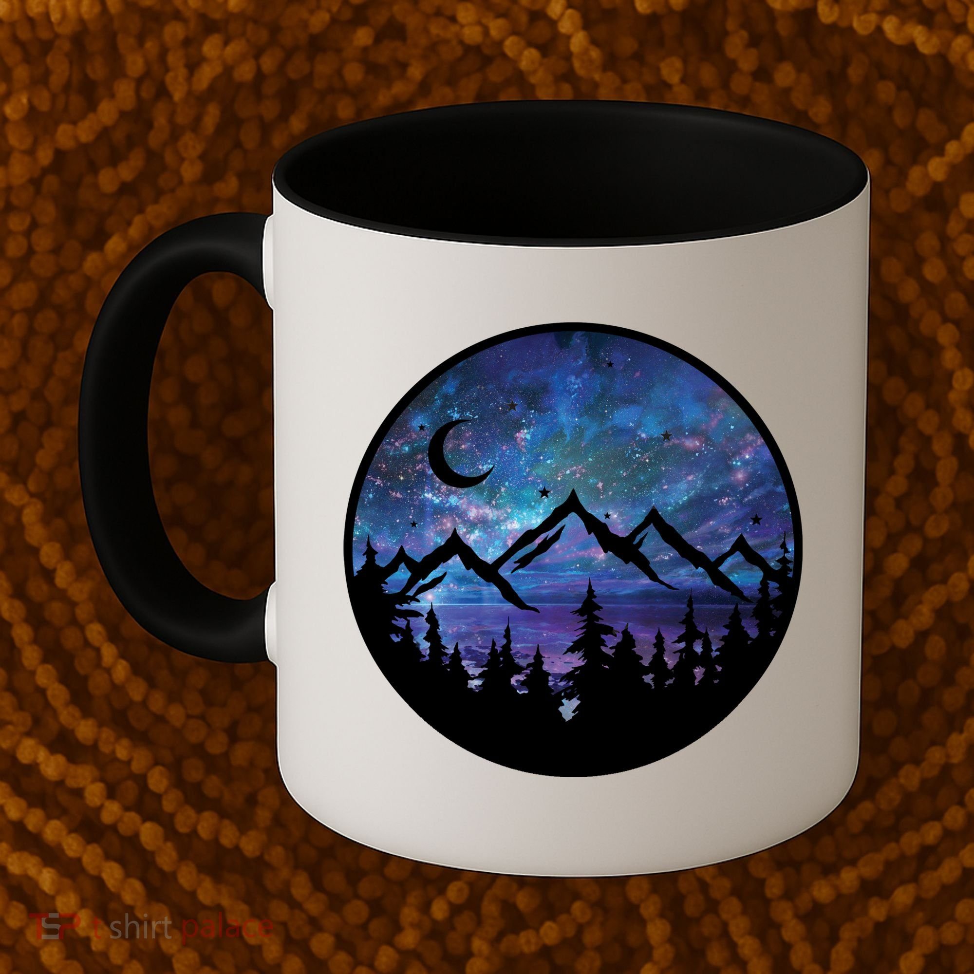 Mountains Star Night Sky Coffee Mug