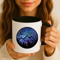 Mountains Star Night Sky Coffee Mug thumb 3
